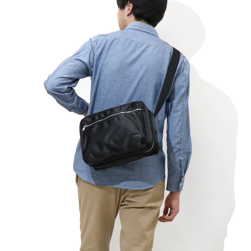 요시다 포터 리프트 숄더백 남녀공용 블랙 822-07566 이미지 7