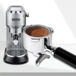 칼딘 데디카 더블 스파웃 포터필터 51mm 블랙 드롱기 스메그 포타필터 ... 개봉기 | 실사용 후기 - 상품 이미지 1