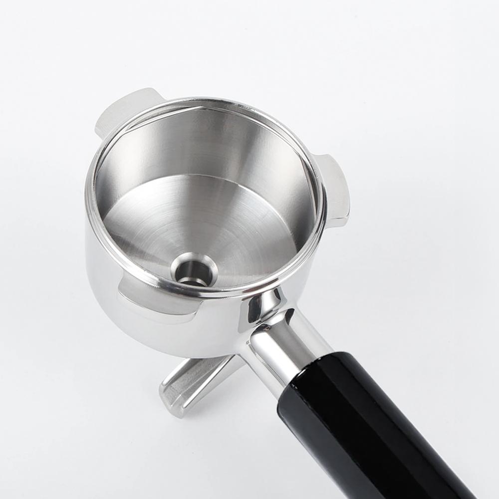 칼딘 데디카 더블 스파웃 포터필터 51mm 블랙 드롱기 스메그 포타필터 바스켓 미포함 이미지 2