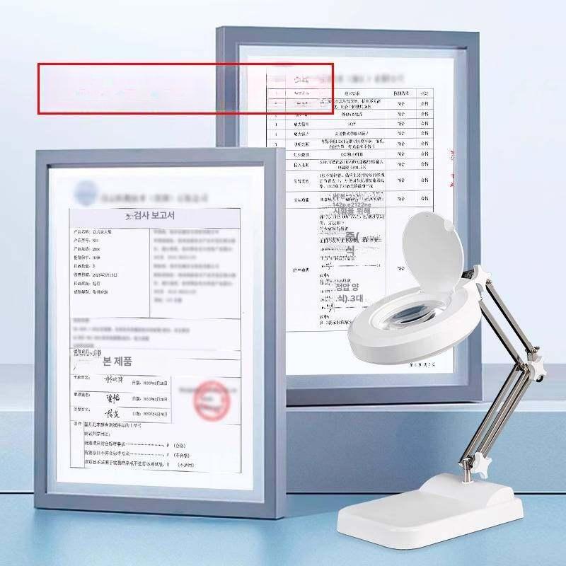 LED 확대경 스탠드 휴대용 충전식 탁상 납땜용 집게형 x01 1 기본 5배 단일 30 - 상세 이미지 4