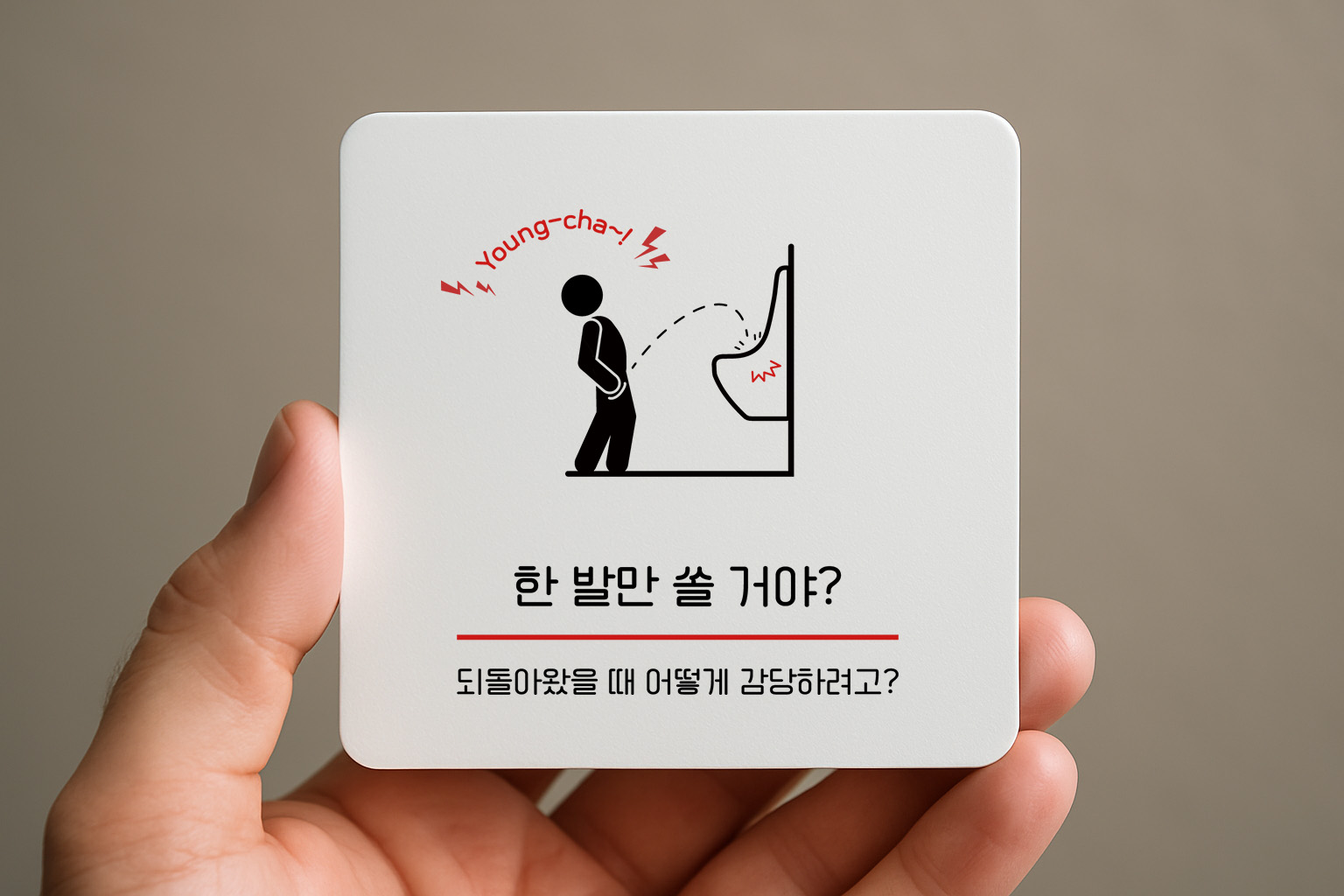 소변기 에티켓 안내판 화장실 위생 청결 262 100x100 - 상세 이미지 3