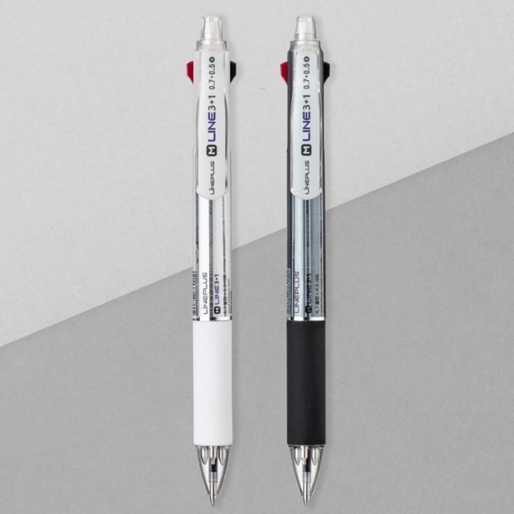멀티펜 삼색 0.7 3색볼펜 0.5 샤프볼펜 12입 - 상품 이미지