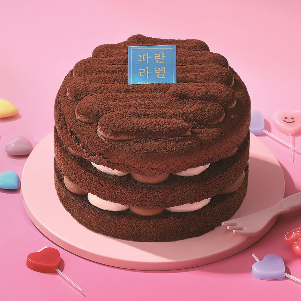 파리바게뜨 파란라벨 저당 카카오 케이크