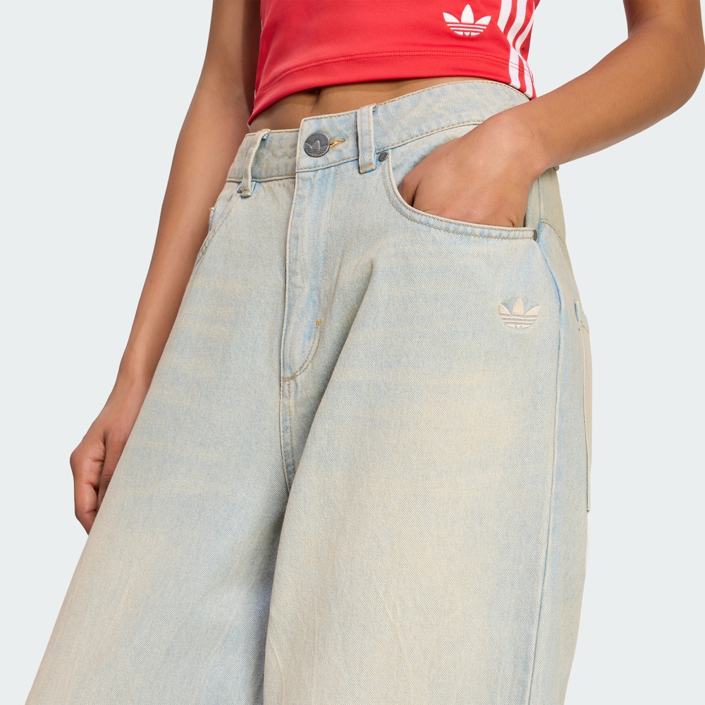 [아디다스 공식] VINTAGE WIDE LEG 진 KW4517 이미지 7