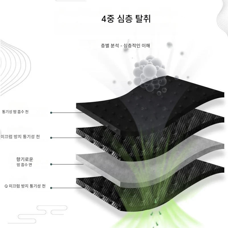 5쌍 매쉬 통풍 신발 운동화 깔창 쿠션 골프화 등산화 240~270mm 남자 여자 - 상세 이미지 5
