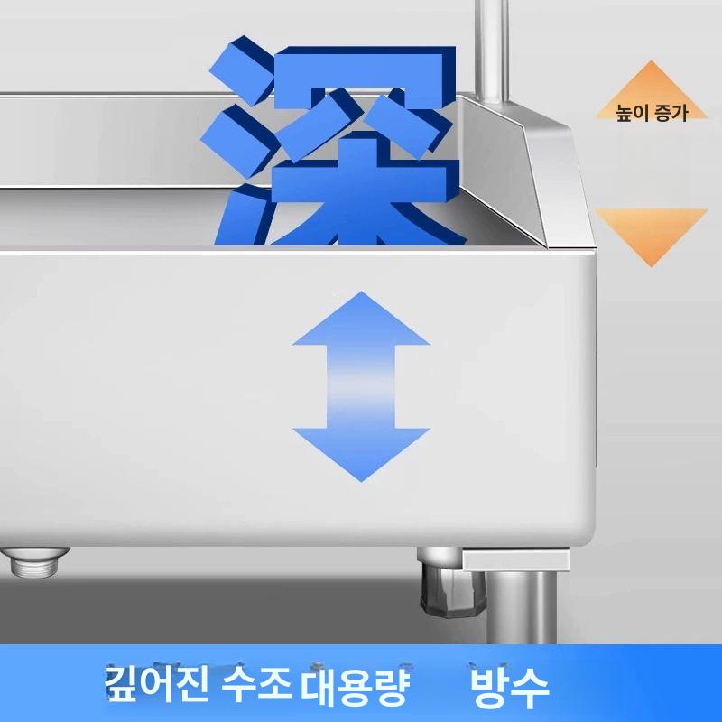 대걸레 개수대 스텐 마대 스테인레스 청소 야외 학교 병원 캠핑장 마포 세정대 밀대 - 상세 이미지 4