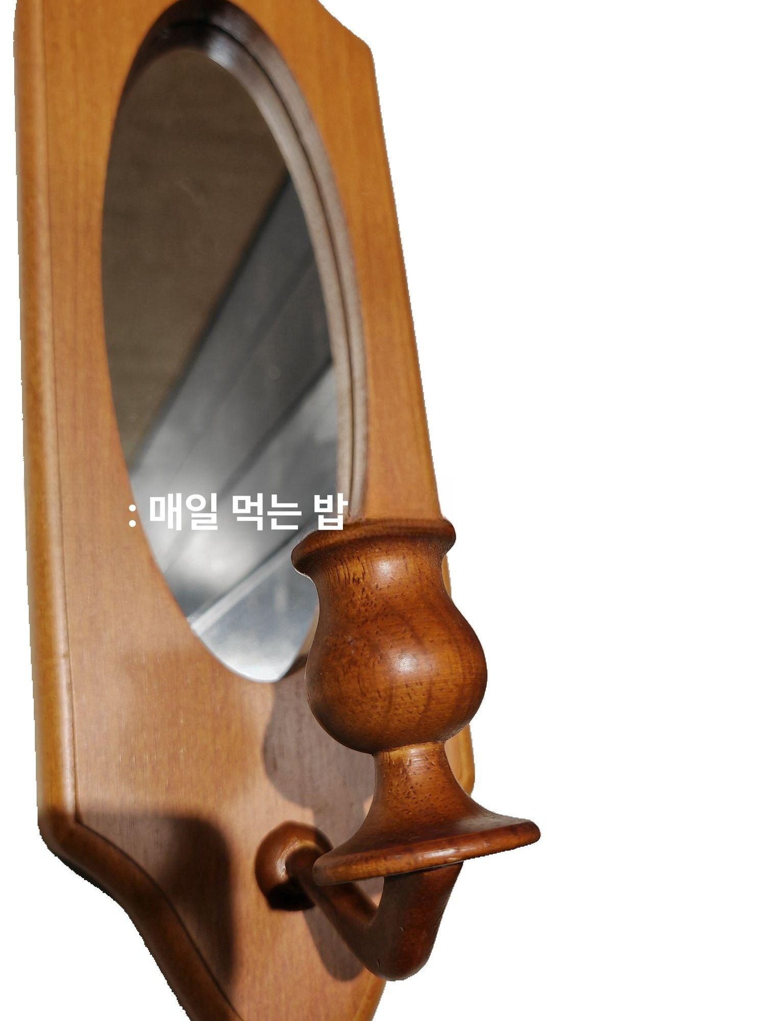 엔틱 벽걸이 촛대 원목 인테리어 유럽 호텔 A. 빈티지 커피색 너도밤나무 원목 A - 상세 이미지 5