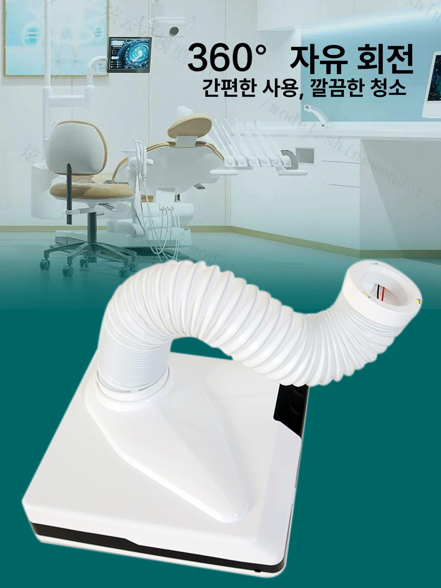 납연기 집진기 인두기용 데스크탑 환기 필터 연기 제거기 화이트 진공 청소기 - 상세 이미지 4
