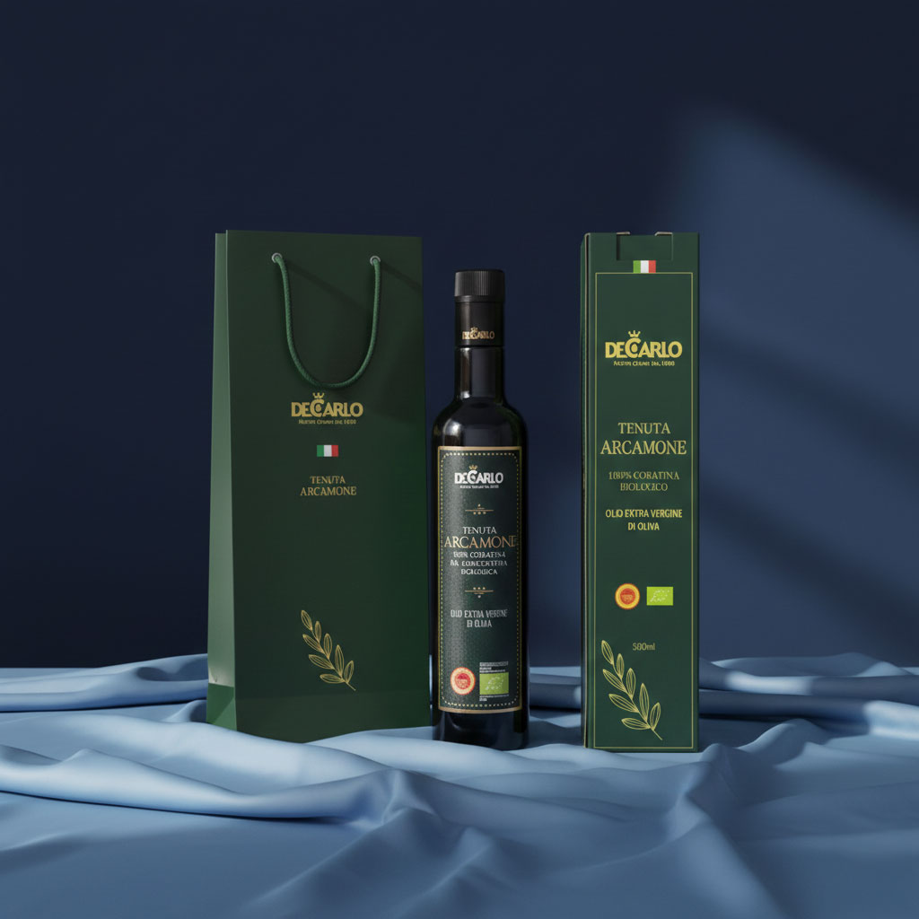 데카를로 올리브오일 유기농 초고함량 폴리페놀 선물세트 공복 생식 - 상품 이미지