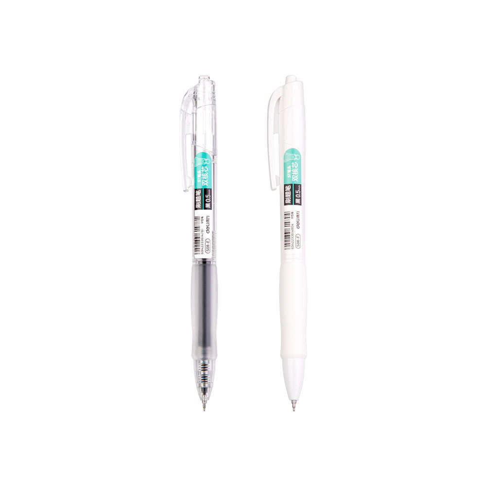 델리 심플 노크식 블랙 젤 잉크펜 0.5mm - 상세 이미지 4