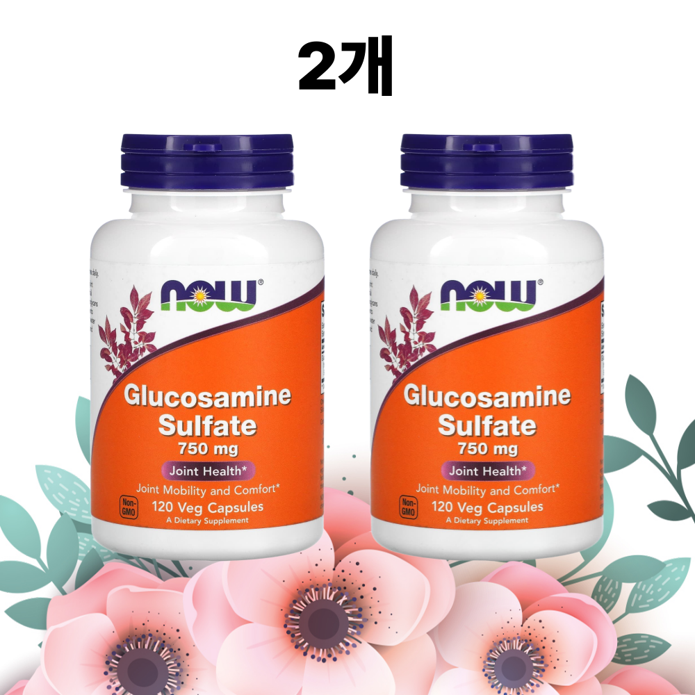 나우푸드 글루코사민 설페이트 750mg 120캡슐, 2개 - 상품 이미지