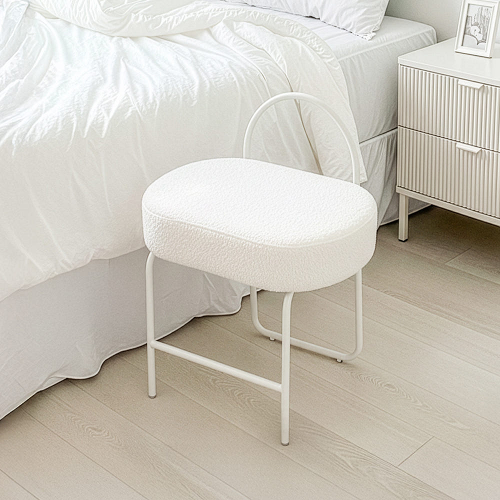 애니 화장대 스툴 패브릭 인테리어 카페 의자