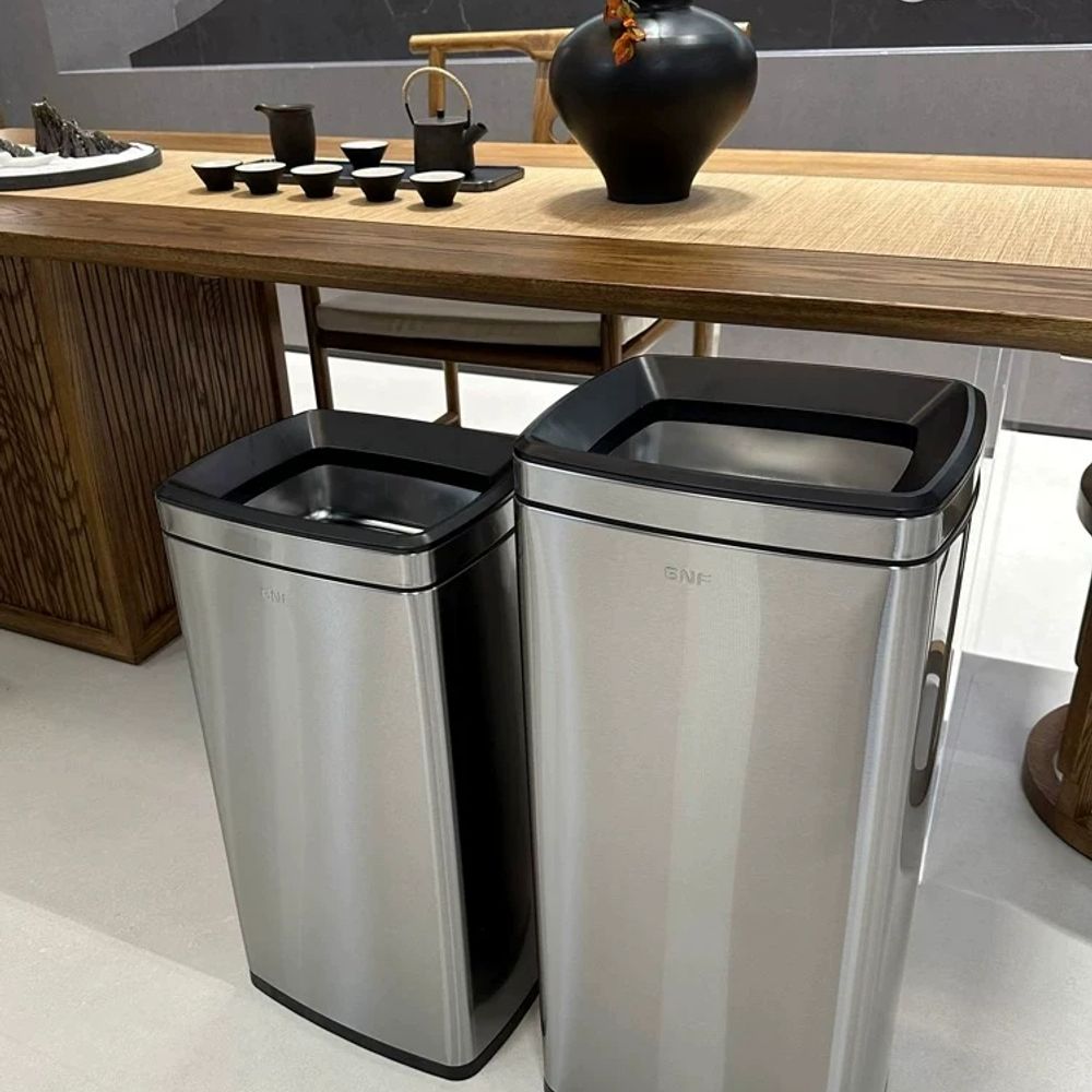 버리는 쓰레기통 휴게소 실버 8L 퇴수통 찌꺼기 스텐 형 분리 B. 5L샤강실버호텔복도 - 상세 이미지 2