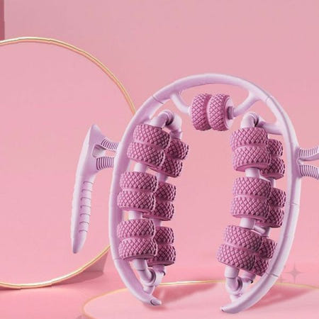 휴대용 실리콘 롤러 전신 근육 이완 목 어깨 등 허리 다리 팔 종아리 발바닥