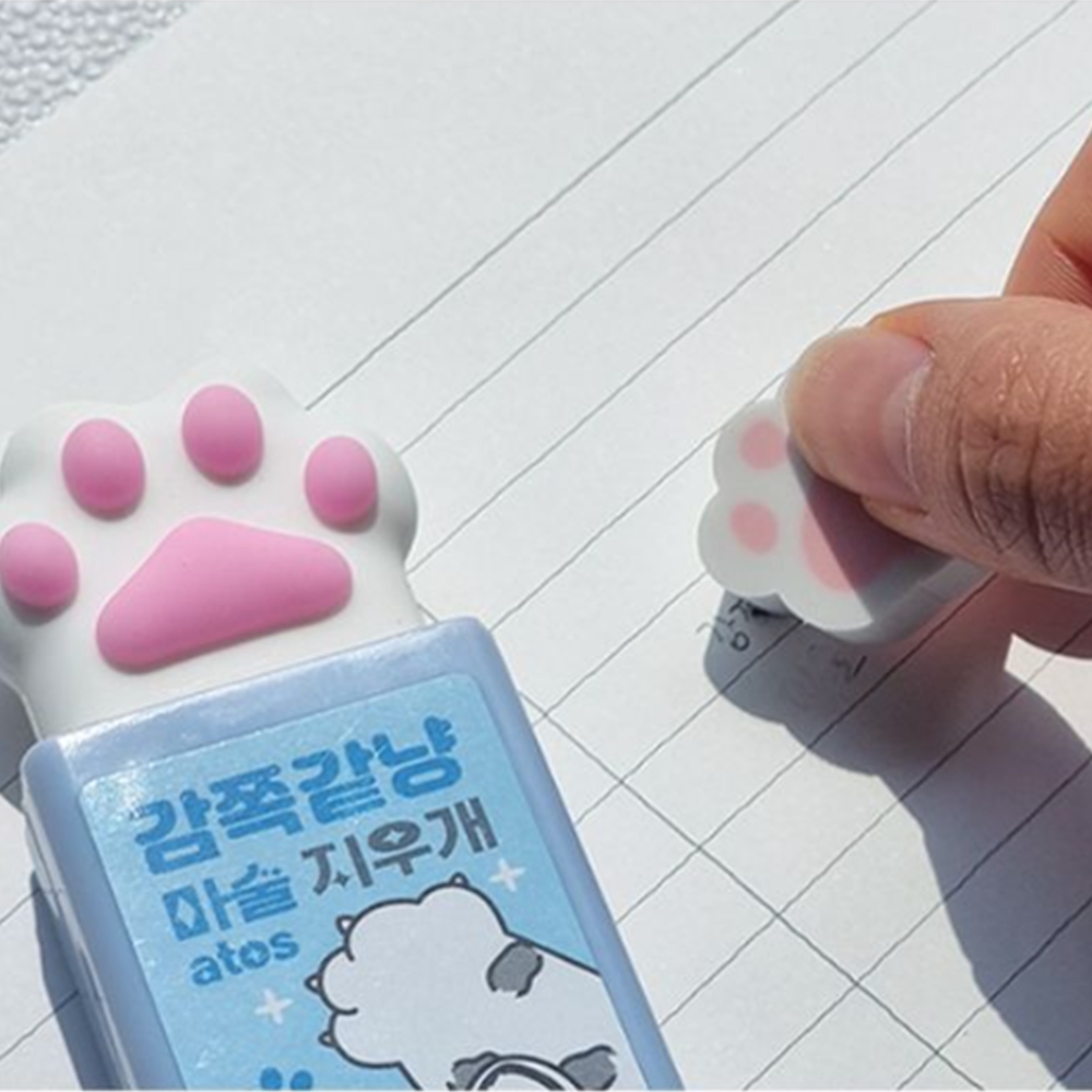 캐릭터 귀여운지우개 잘지워지는 슬라이딩지우개 24입 - 상품 이미지