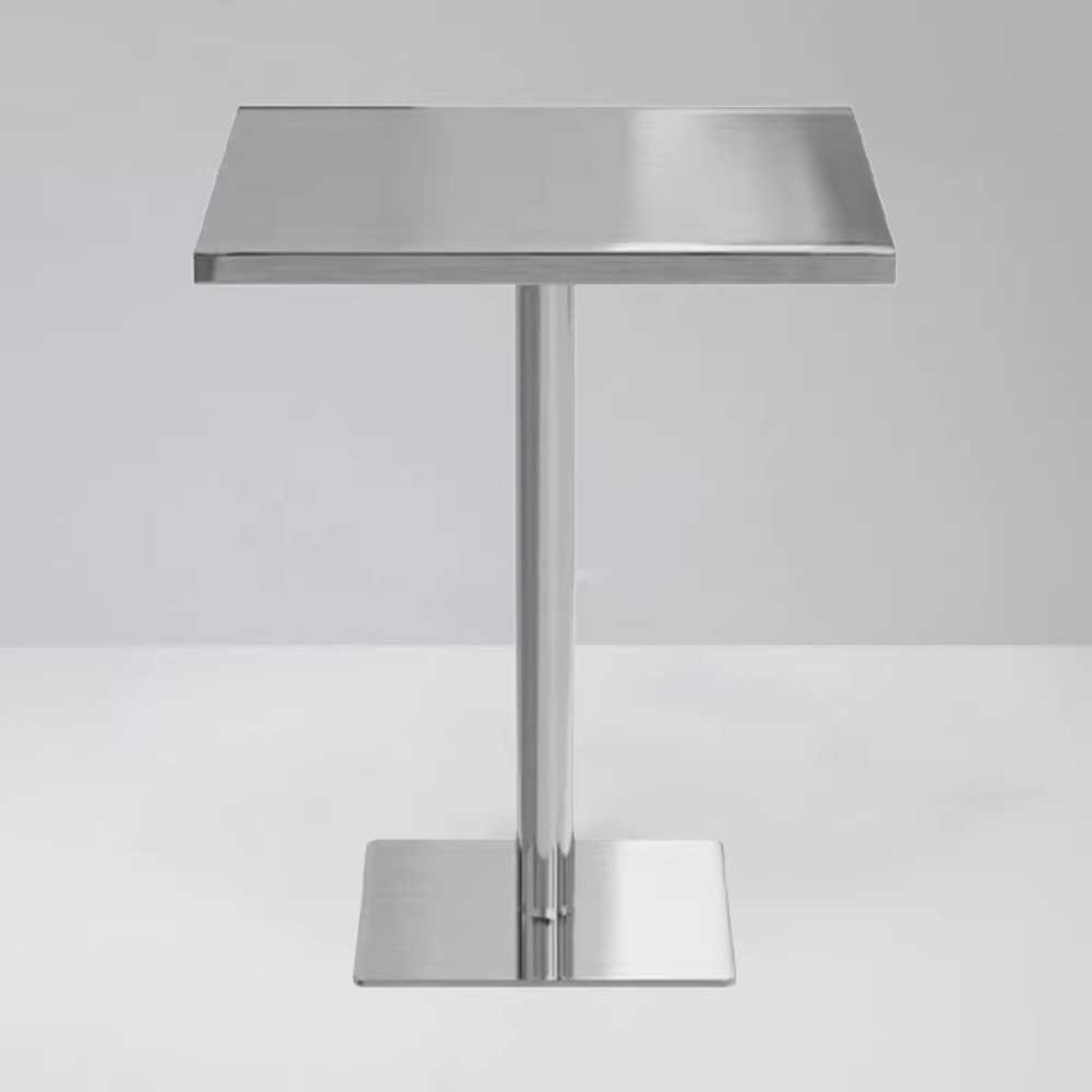 메탈 티테이블 철제 인테리어 카페 탁자 철제 원형 40x40x75cm 사각 테이블 사각 스탠드 - 상세 이미지 4