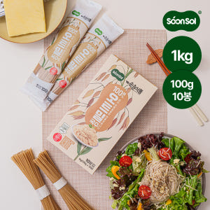 순솔 오트밀 국수 면 밀가루없는 식단면 1kg 100gx10봉 맛있게 먹은 솔직 후기 - 상품 이미지 1