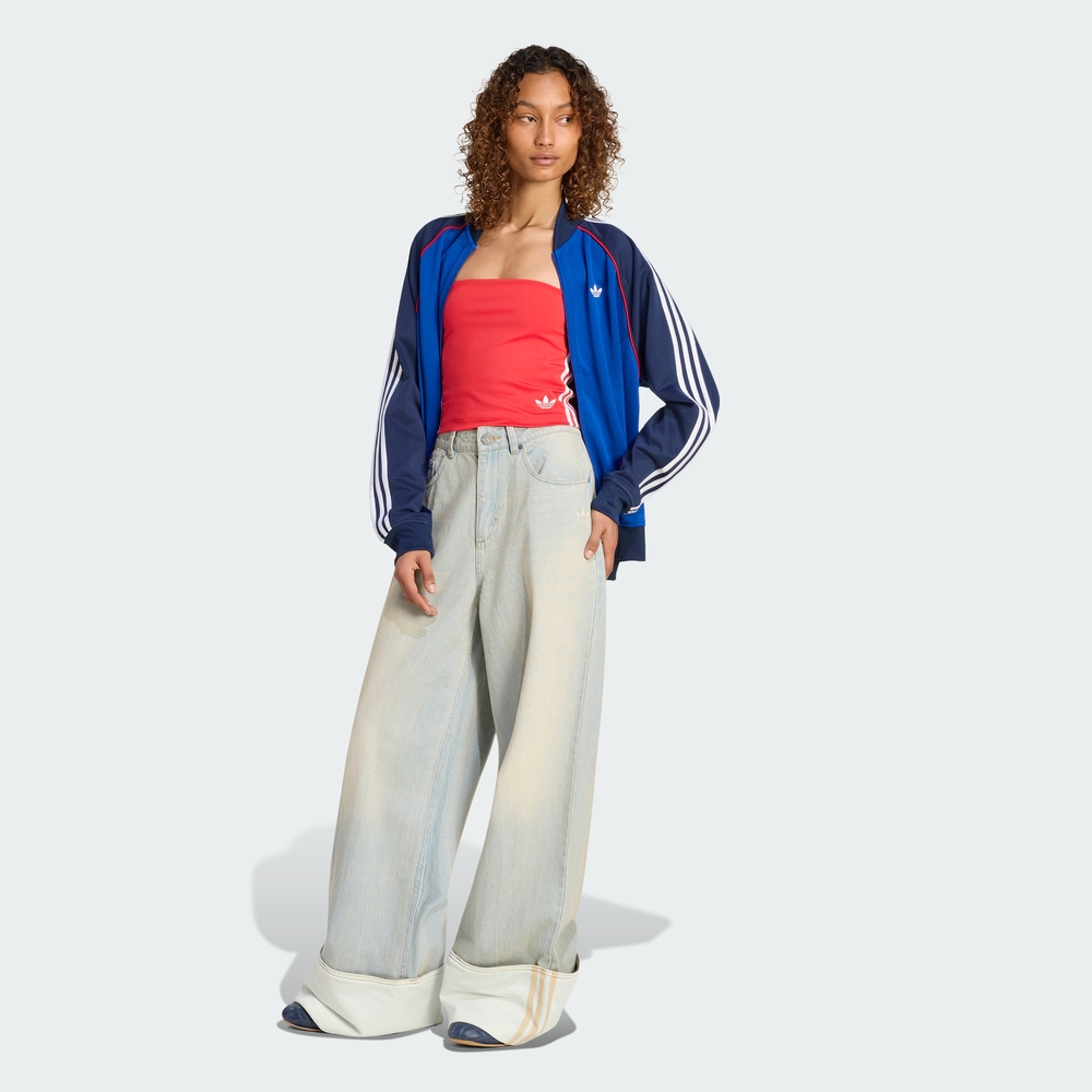[아디다스 공식] VINTAGE WIDE LEG 진 KW4517 - 상세 이미지 3