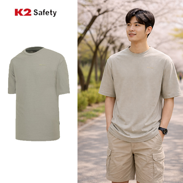 K2 세이프티 작업복 티셔츠 봄 셔츠 가을 반팔 TS-4202 - 상품 이미지