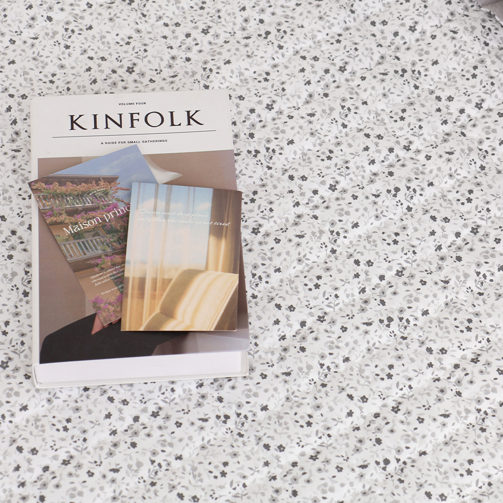 아르떼베딩 잔꽃 알러지케어 먼지없는 사계절 차렵 이불 SS