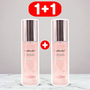 메디큐브 PDRN 핑크 콜라겐 글로우 젤리 미스트 100ml+100ml 솔직 후기 | 피부 타입별 분석 - 상품 이미지 1