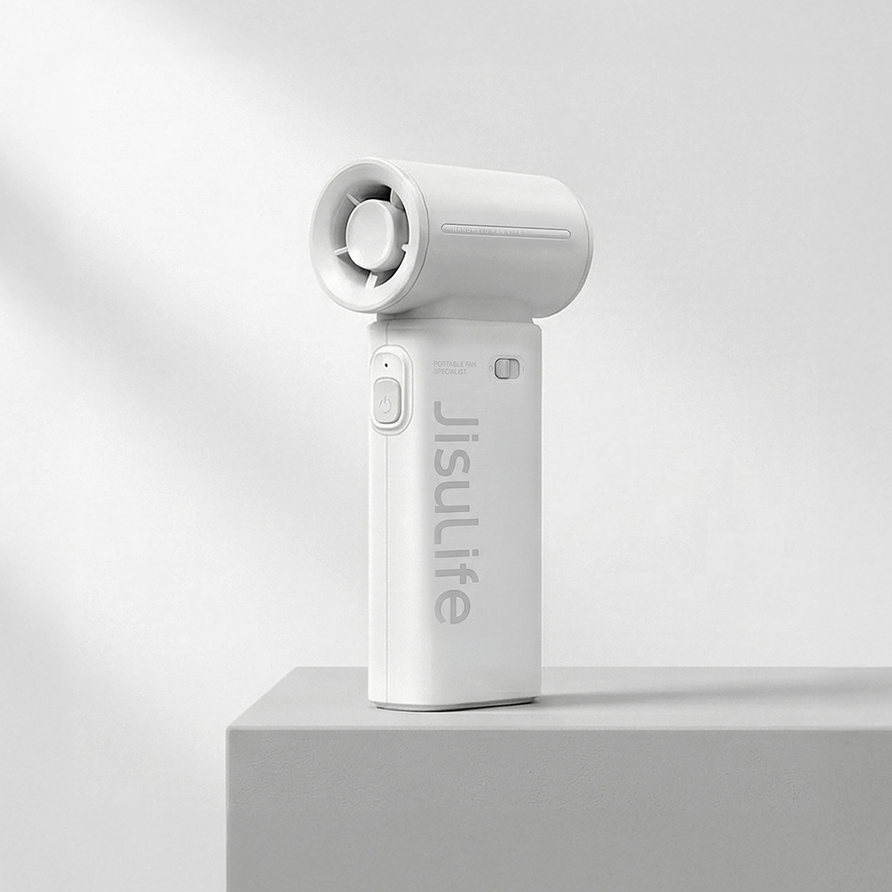 휴대용 목 넥 손 선풍기 미니 손풍기 초경량 핸디 무선 선풍기 Life9 라이트 그레이 제품 이미지