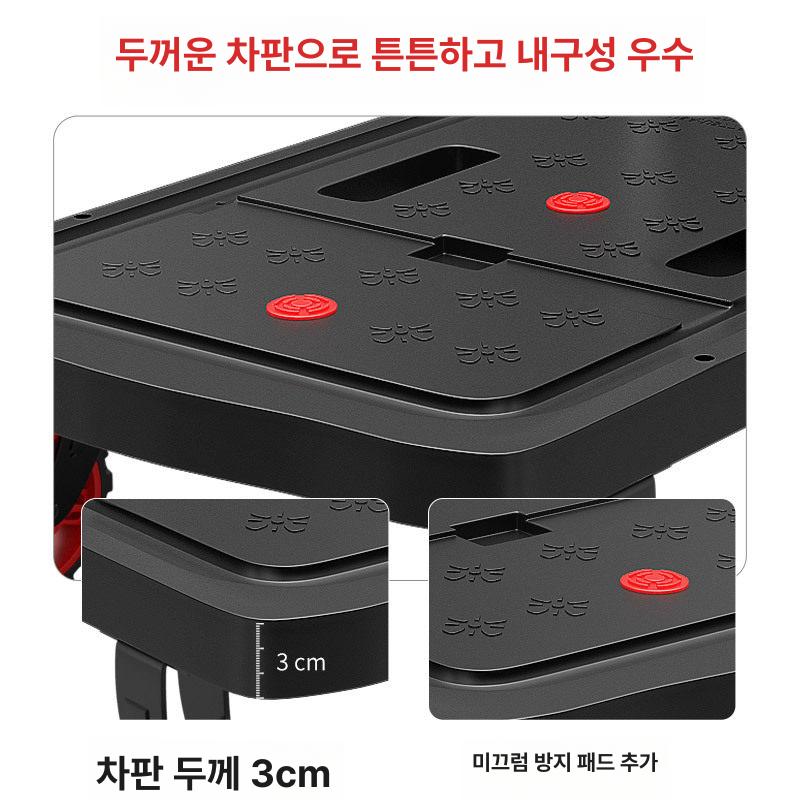 접이식 끌차 대차 손수레 운반 밀차 짐수레 리어카 형태 fw - 99f 블랙 적재 150.0kg - 상세 이미지 5
