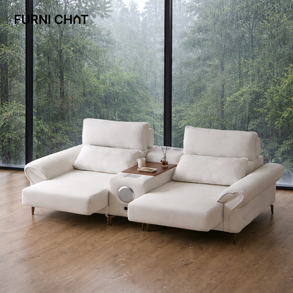 퍼니챗 몬스터 3인용 이지클린 패브릭 무빙소파 슬라이드 모션소파