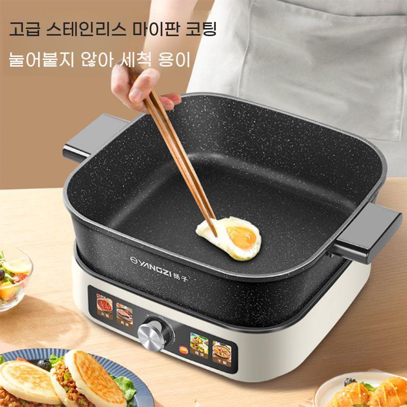 대용량 멀티쿠커 6L 전기냄비 만능 전골냄비 샤브샤브 - 상세 이미지 3