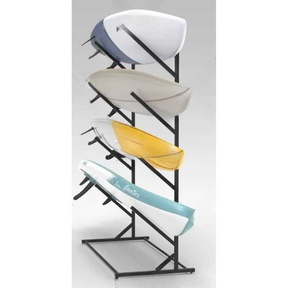 서핑보드 보관대 진열대 선반 거치대 웨이크 서퍼 4겹(20x A. 블랙 4겹206040CM - 상품 이미지