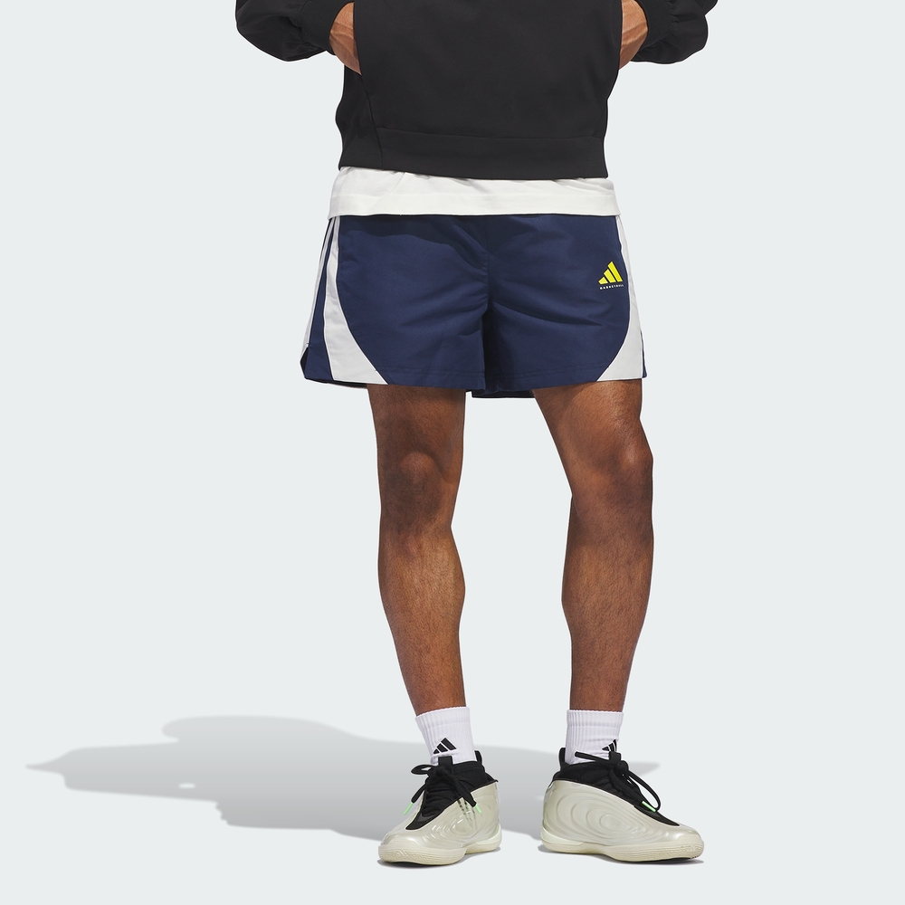[아디다스 공식] ADIDAS BASKETBALL 우븐 쇼츠 KB7535 - 상세 이미지 3