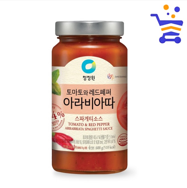 청정원 아라비아따 스파게티소스 600g (2933) - 상품 이미지