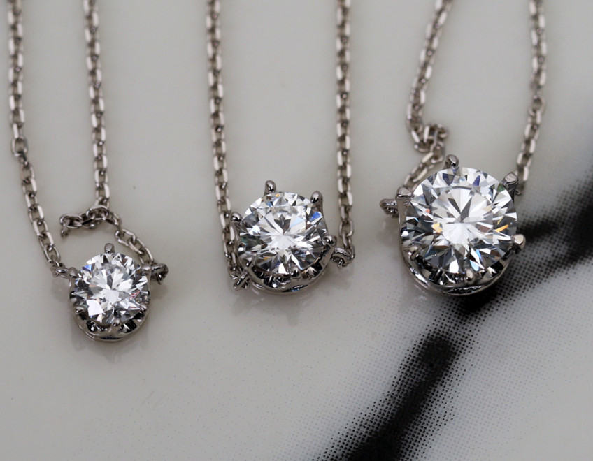 1부 2부 3부 5부 1캐럿 랩다이아 목걸이 NBN0630 여자친구 생일 결혼기념일 선물 판매처 상세 정보 이미지 4