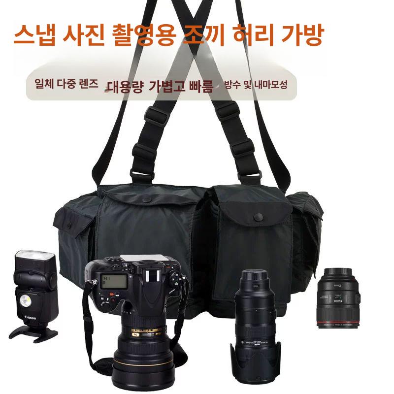 슬링백 미러리스 숄더백형 가방 대형 장비 수납 촬영 블랙 스몰 - 상세 이미지 2