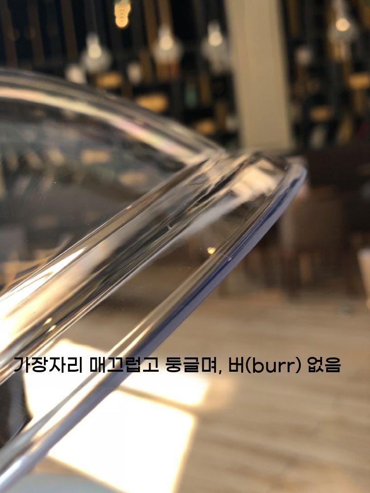 업소용 라운드 돔 베이킹 덮개 베이커리 뚜껑 차단 케이크 아크릴 투명 카페 - 상세 이미지 4