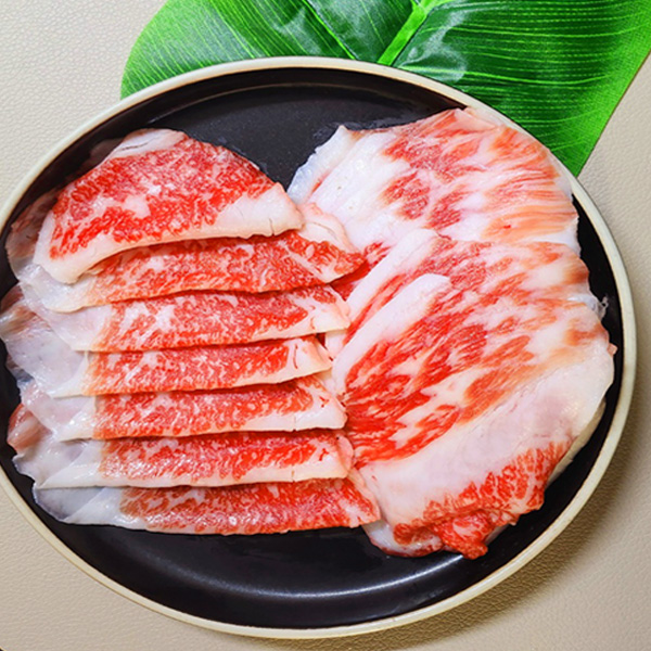 횡성한우 한우선물세트 등심 채끝 투뿔 갈비살 명절 추석 모듬 구이용 원뿔등급 명작세트 5호, 600g, 1개 이미지 8