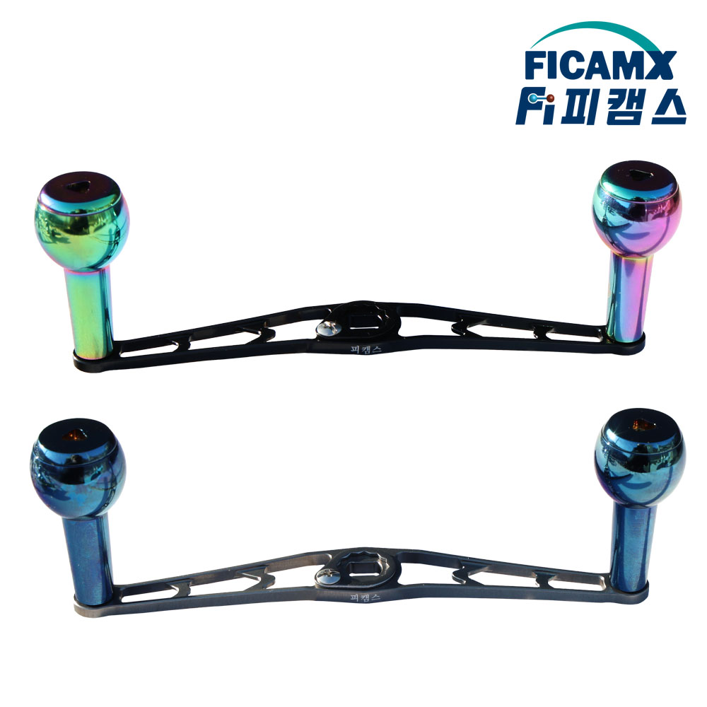 레인보우 130mm 노브 20mm 베이트릴 더블핸들 튜닝핸들 - 상세 이미지 4