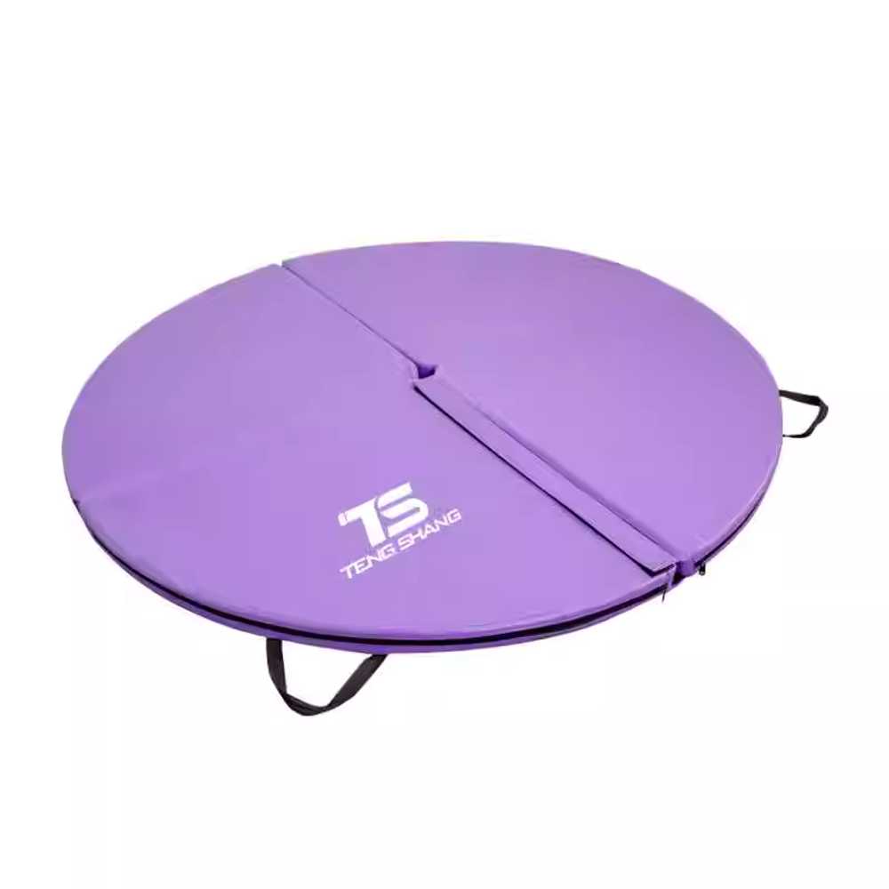 폴댄스매트 패드 충격방지 봉춤 안전매트 둥근 쿠션 1.2m x 5cm 블랙 - 상세 이미지 3