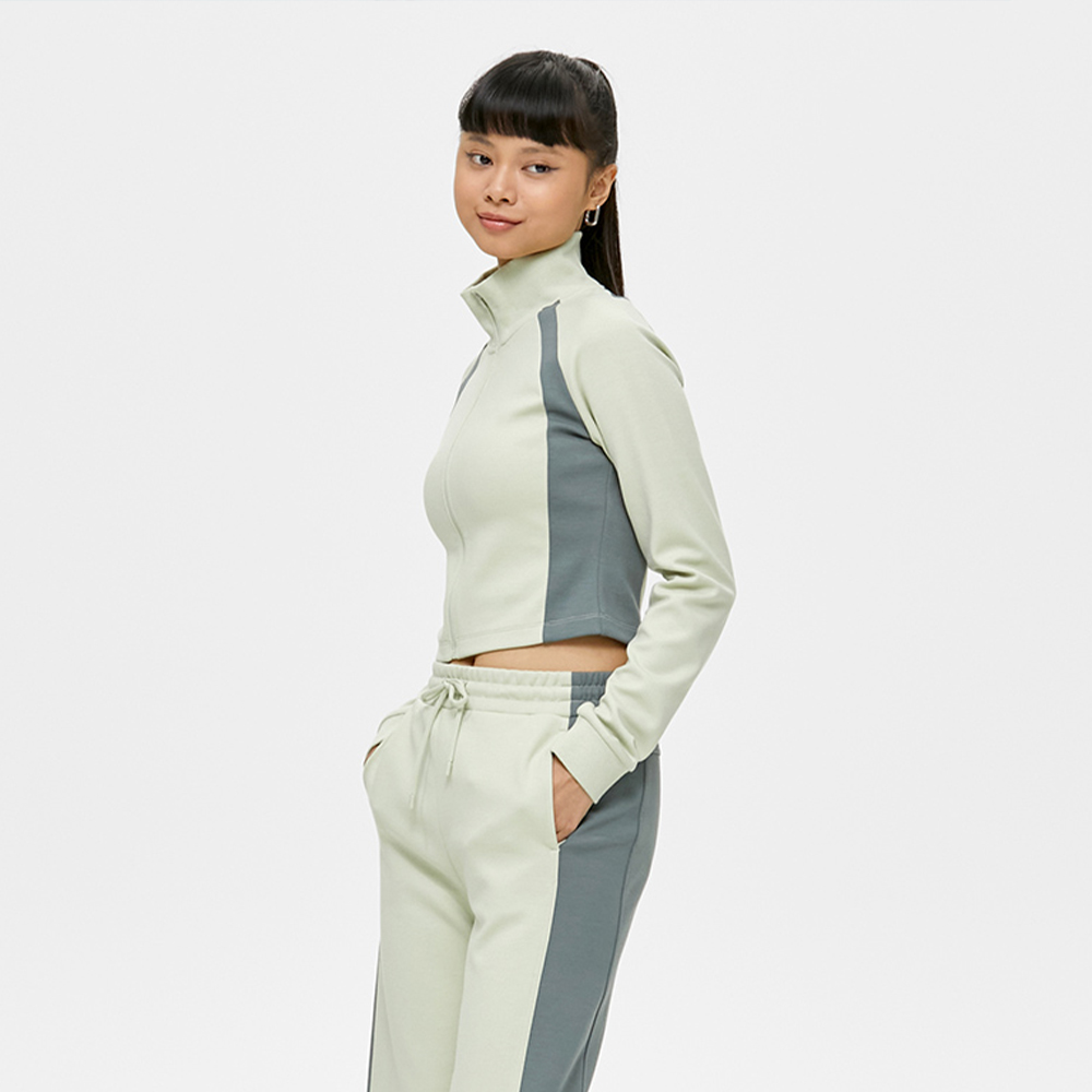 컬러 블록 집업 AWWDKK208 제품 이미지