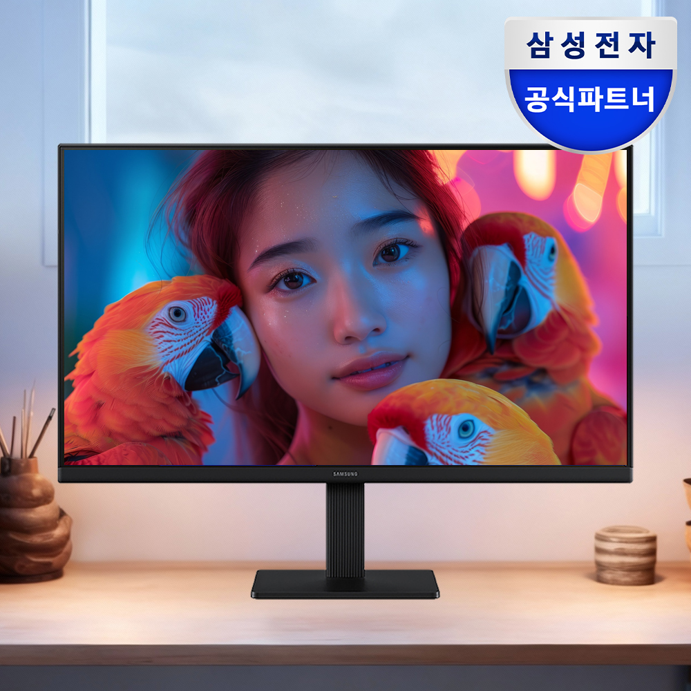 삼성 60cm(24인치) S24D300 IPS 컴퓨터 보조 와이드 서브 모니터S24C310 제품 이미지