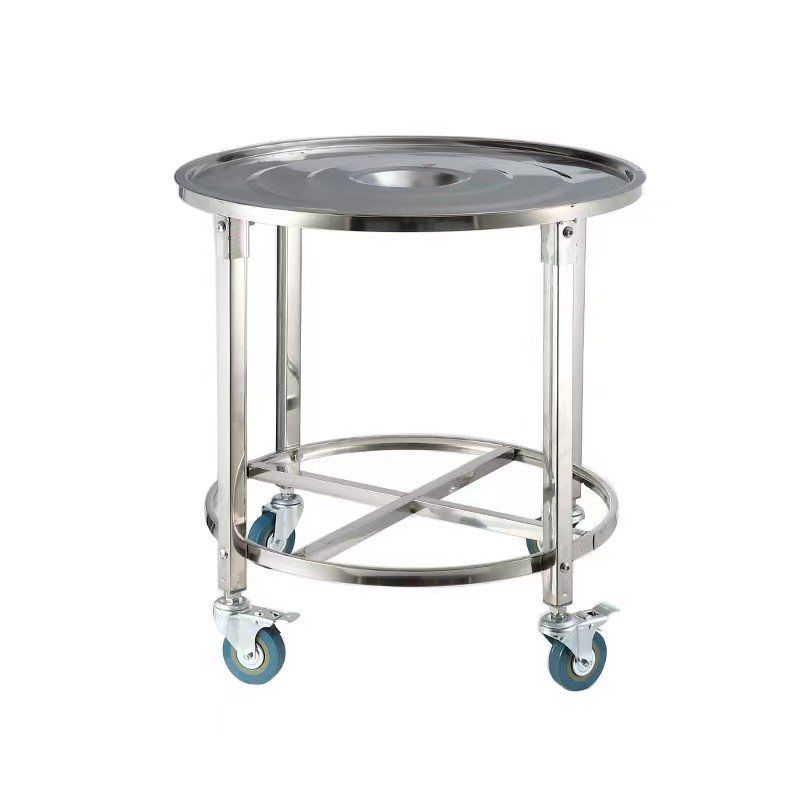 스텐 이동식 곰솥 옮기는 국통 냄비 수레 바퀴 국 대형 급식소 식당 카트 운반 급식 운반카 - 상품 이미지