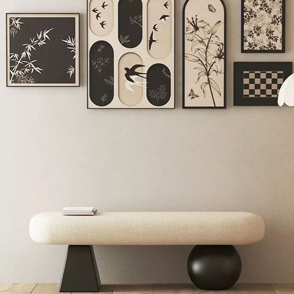 북유럽신발장 현관 신발 벤치 정리대 60x35x40 A. 길이 60 너비 35 높이 40 - 상세 이미지 2