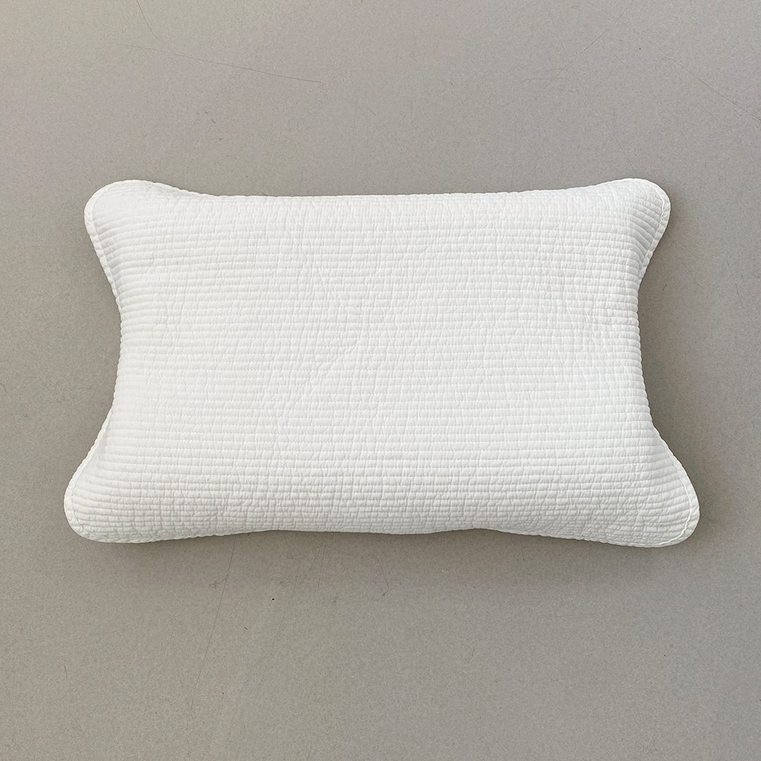 모제무드 여행용 오가닉 순면 피그먼트 라인모서리형 밴딩 베개커버 4060