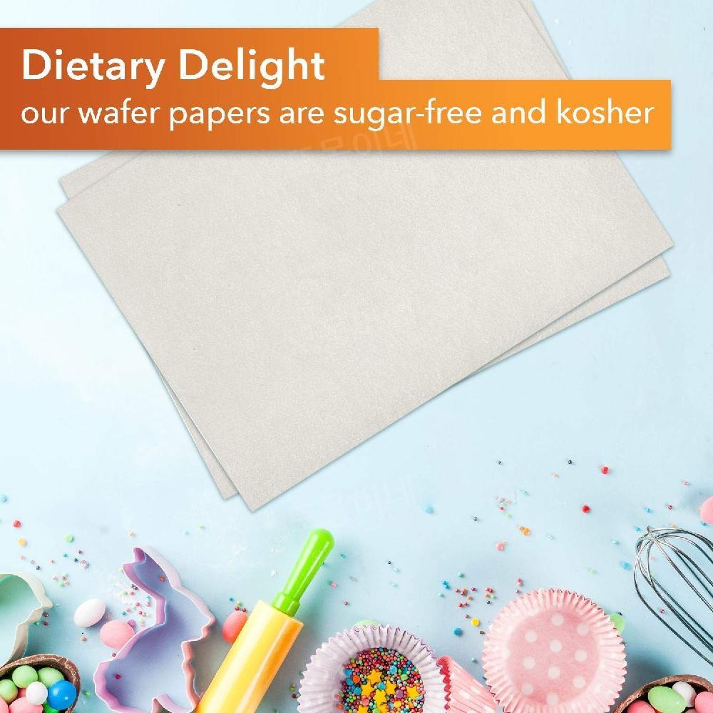 미국 오아시스 공급 식용 종이 웨이퍼 페이퍼 / Oasis Supply Edible Wafer Paper 8x11inch - 상세 이미지 4