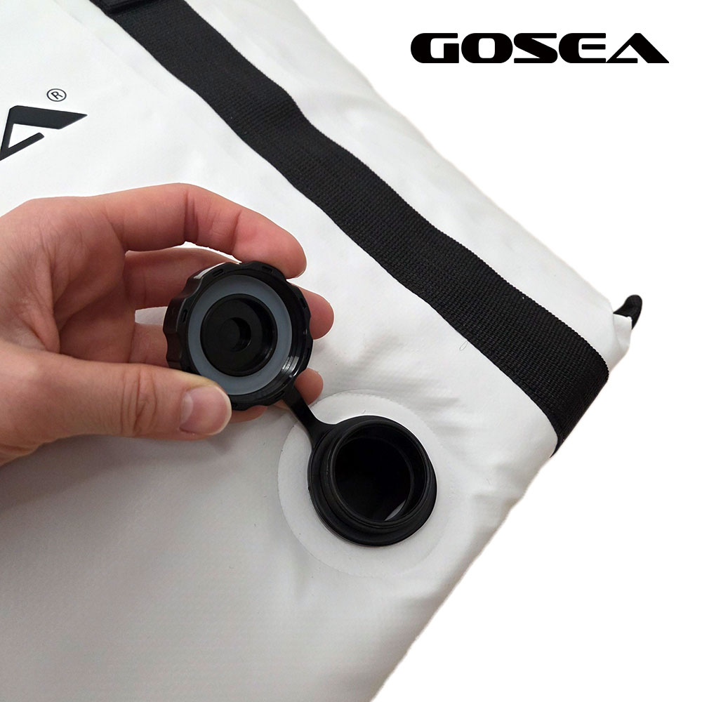 GOSEA 원 팩 쿨러백 휴대용 아이스 백 가방 소프트 쿨러 캠핑 보냉 화이트 이미지 7