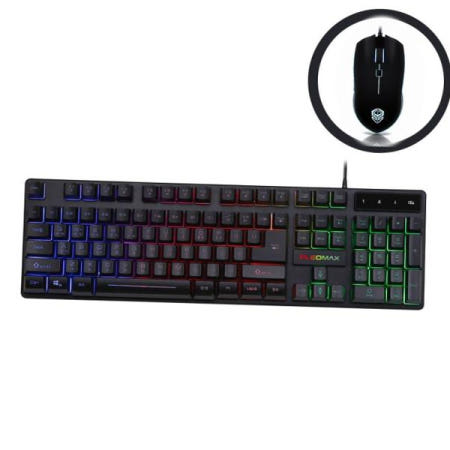 피파키보드 무소음 게이밍 키보드 마우스 롤 배그 옵치 발로란트