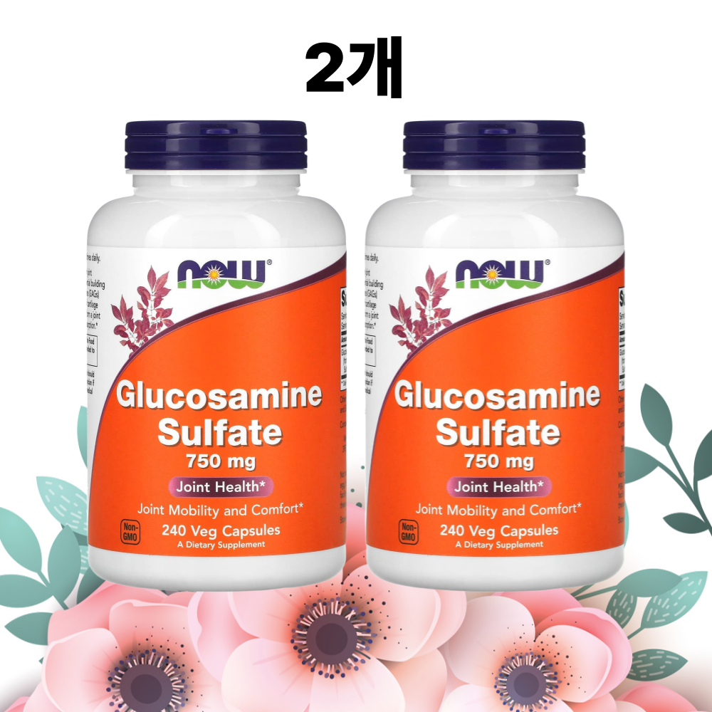 나우푸드 글루코사민 설페이트 750mg 240캡슐, 2개 - 상품 이미지