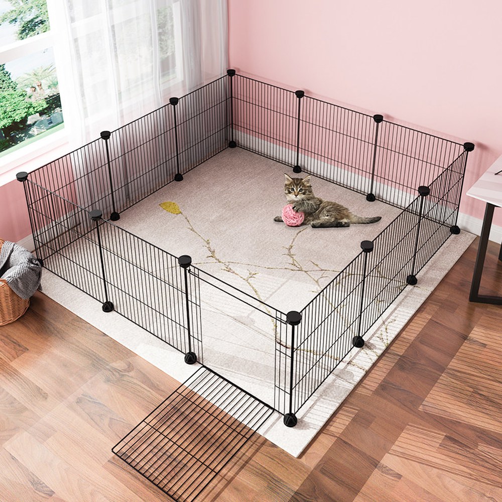 길냥이 케 그린 레이어 6매 세트 바퀴달린 개집 고양이 61X43X58 실내 강아지 애견호텔장 수지타일아이보리 6매 세트 수지타일아이보리 - 상세 이미지 3