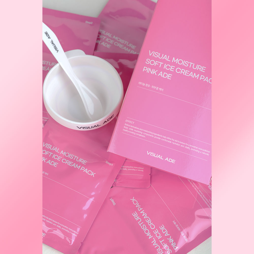 모델링팩 비주얼에이드 레티놀 핑크에이드+팩도구세트 셀프홈케어 고무팩, 66g, 5회분 이미지 6