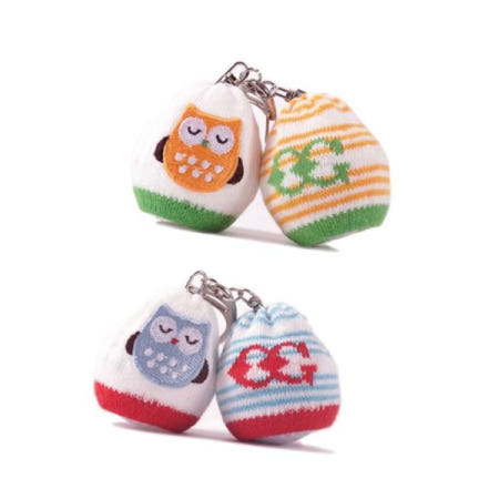 볼케리 콜리스 니트 부엉이 투볼주머니